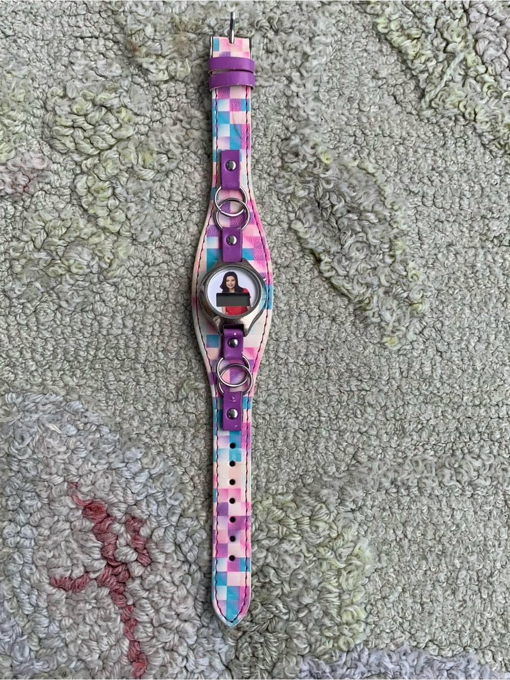 Vintage 2011 Nickelodeon iCarly Digital Cuff Watch